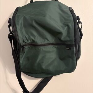 L.L. Bean Personal Organizer Toiletry Bag - Hunter Green - Large Hanging Travel